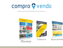 Tablet Screenshot of comproyvendo.com.mx